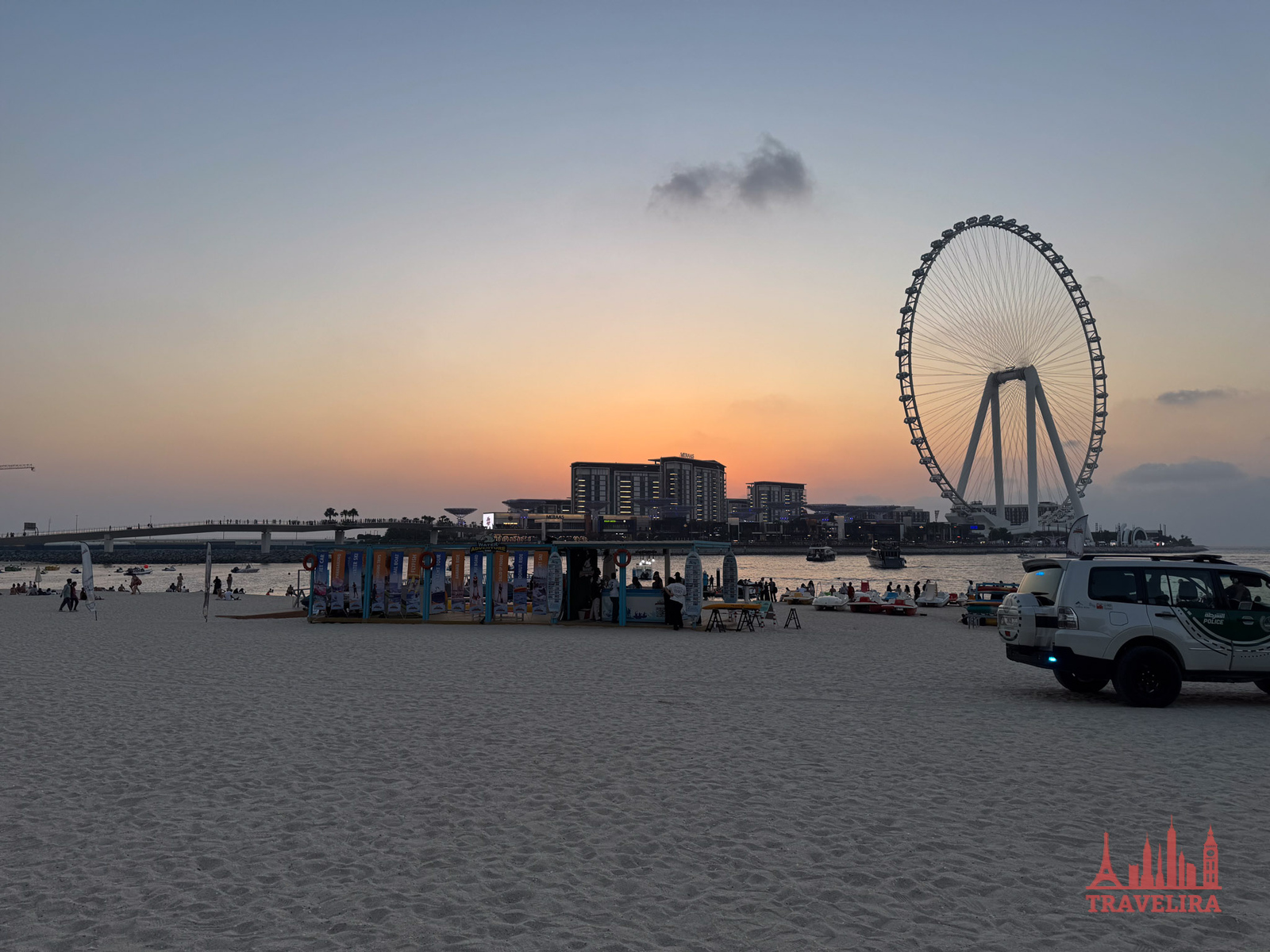 Пляж JBR в Дубае Пляж JBR в Дубае